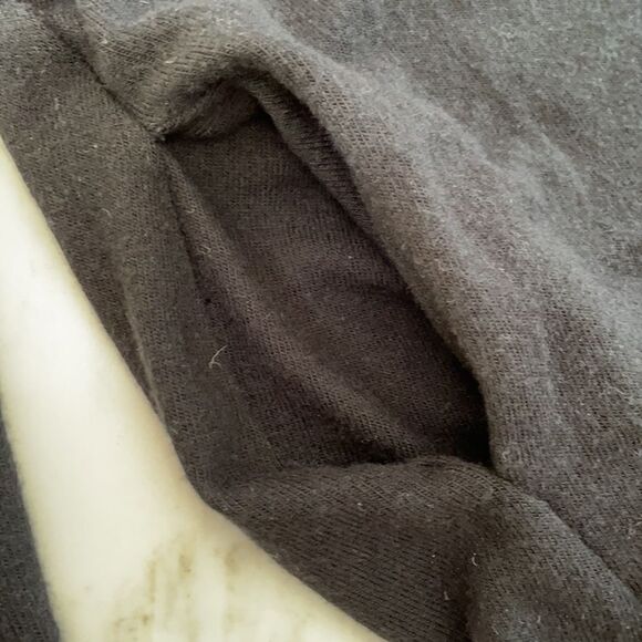 Michael Stars Long Sleeve Black Wrap Cardigan - Picture 4 of 6